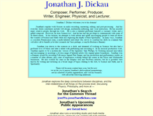 Tablet Screenshot of jonathandickau.com